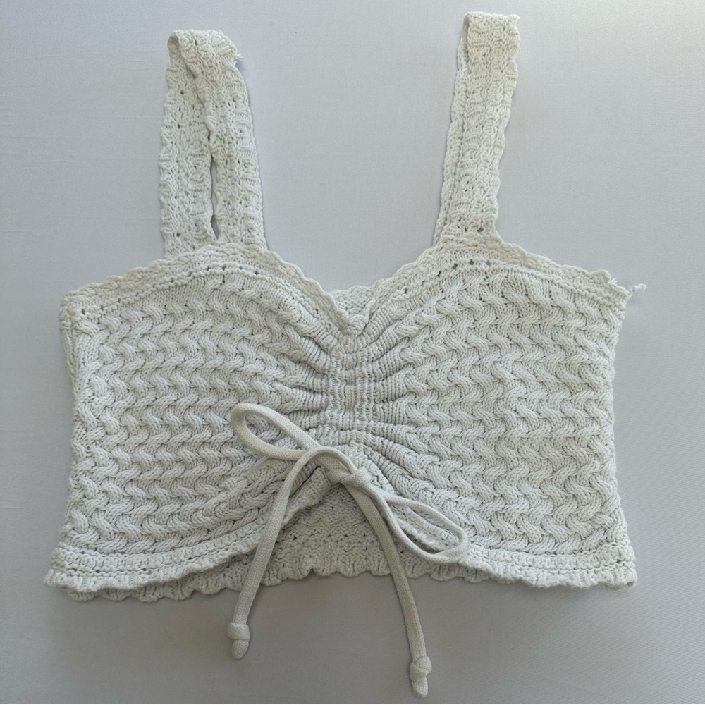 Hollister Crochet Tank-top